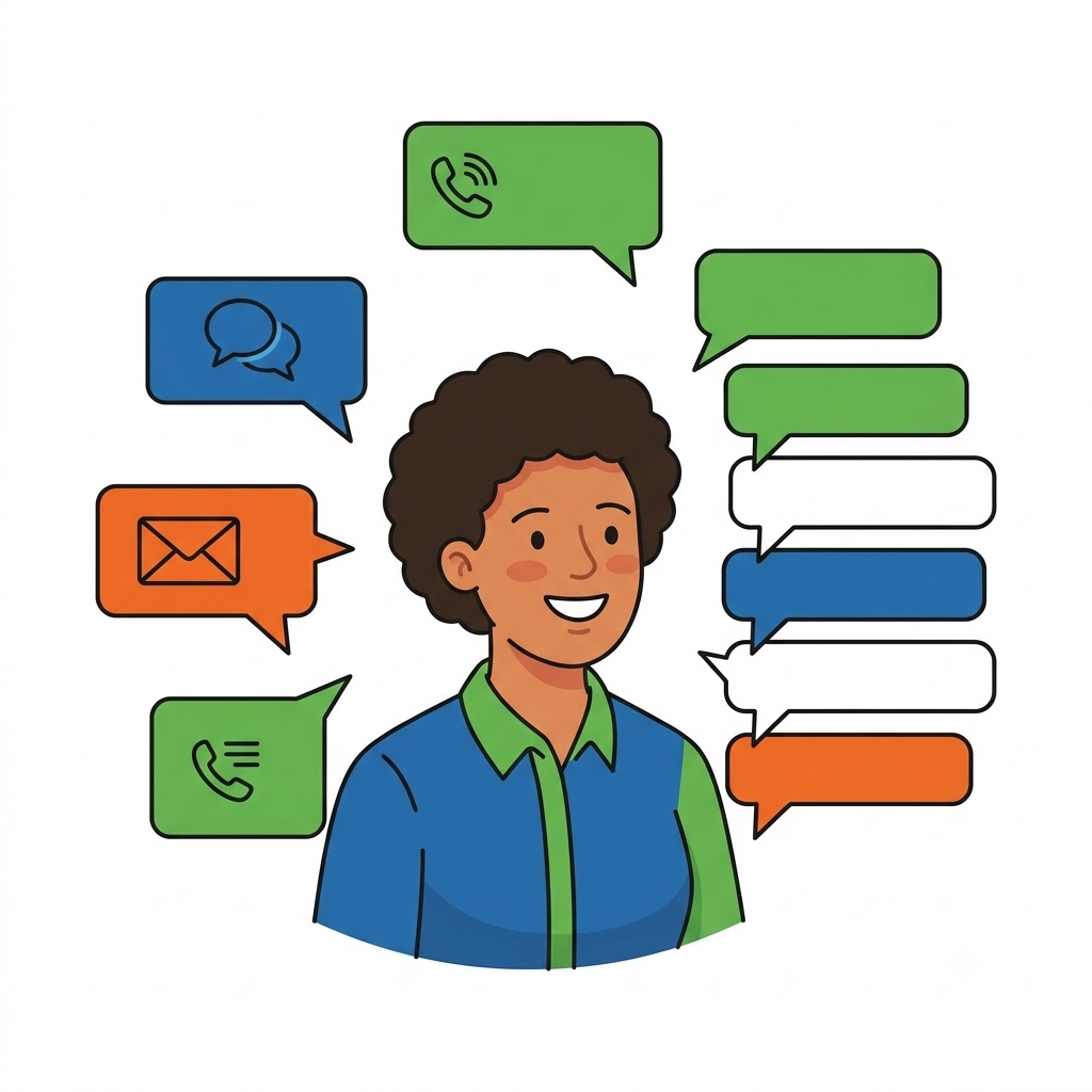 Comunicação: e-mail, SMS e chat num só local
