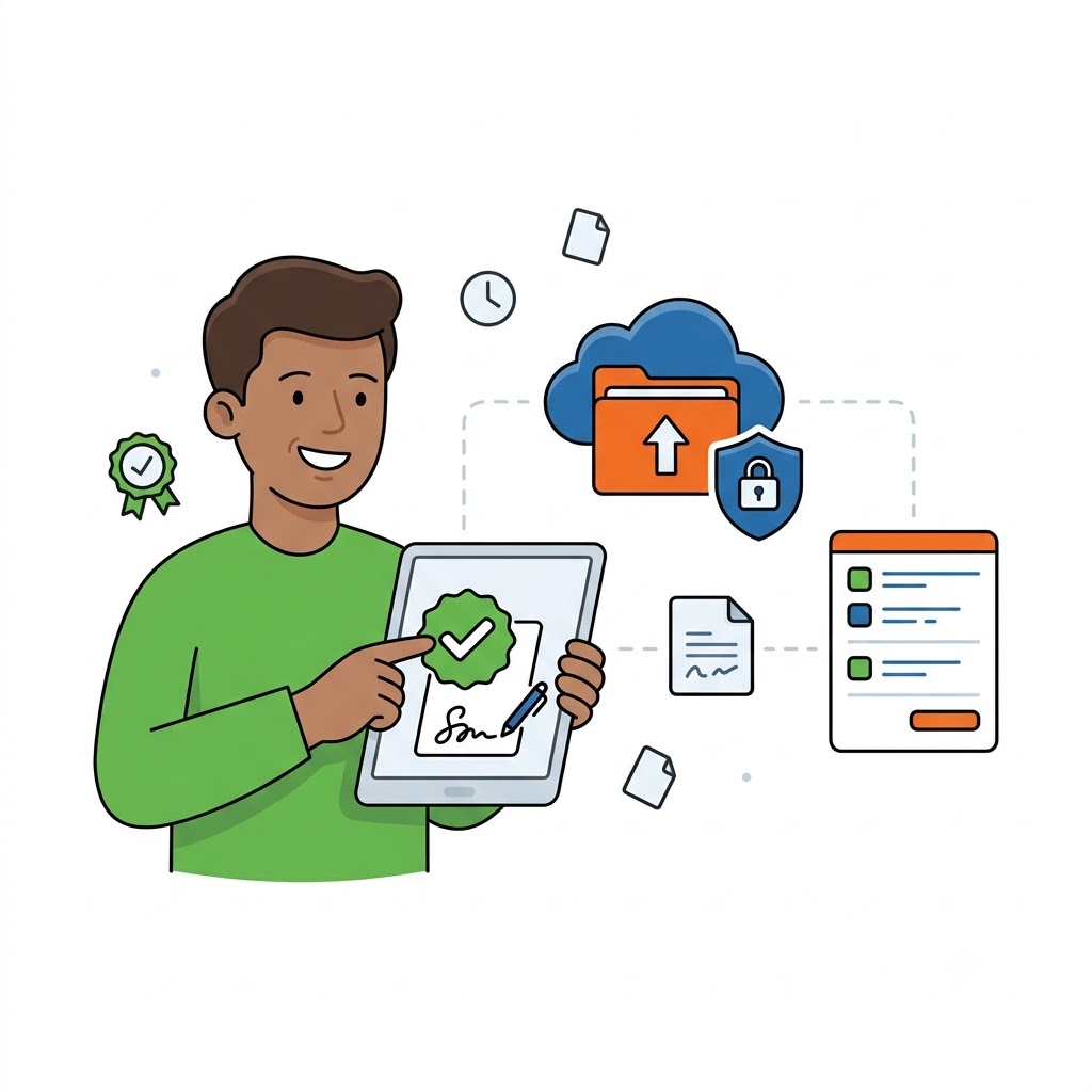 Assinar uma encomenda digitalmente com o Box Sign no i-Reserve