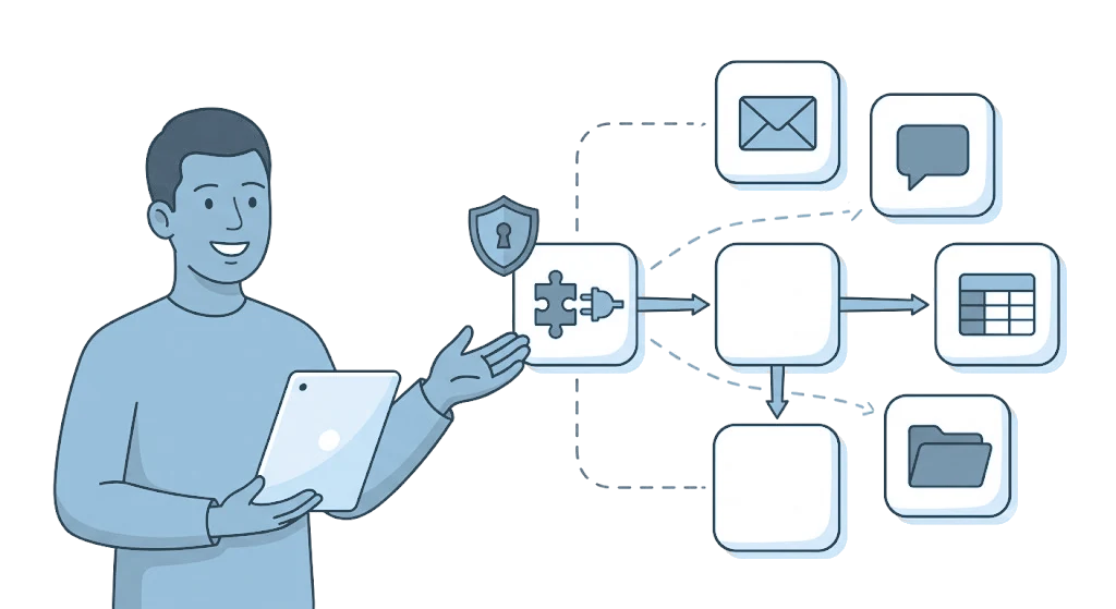 How the integration with Power Automate works