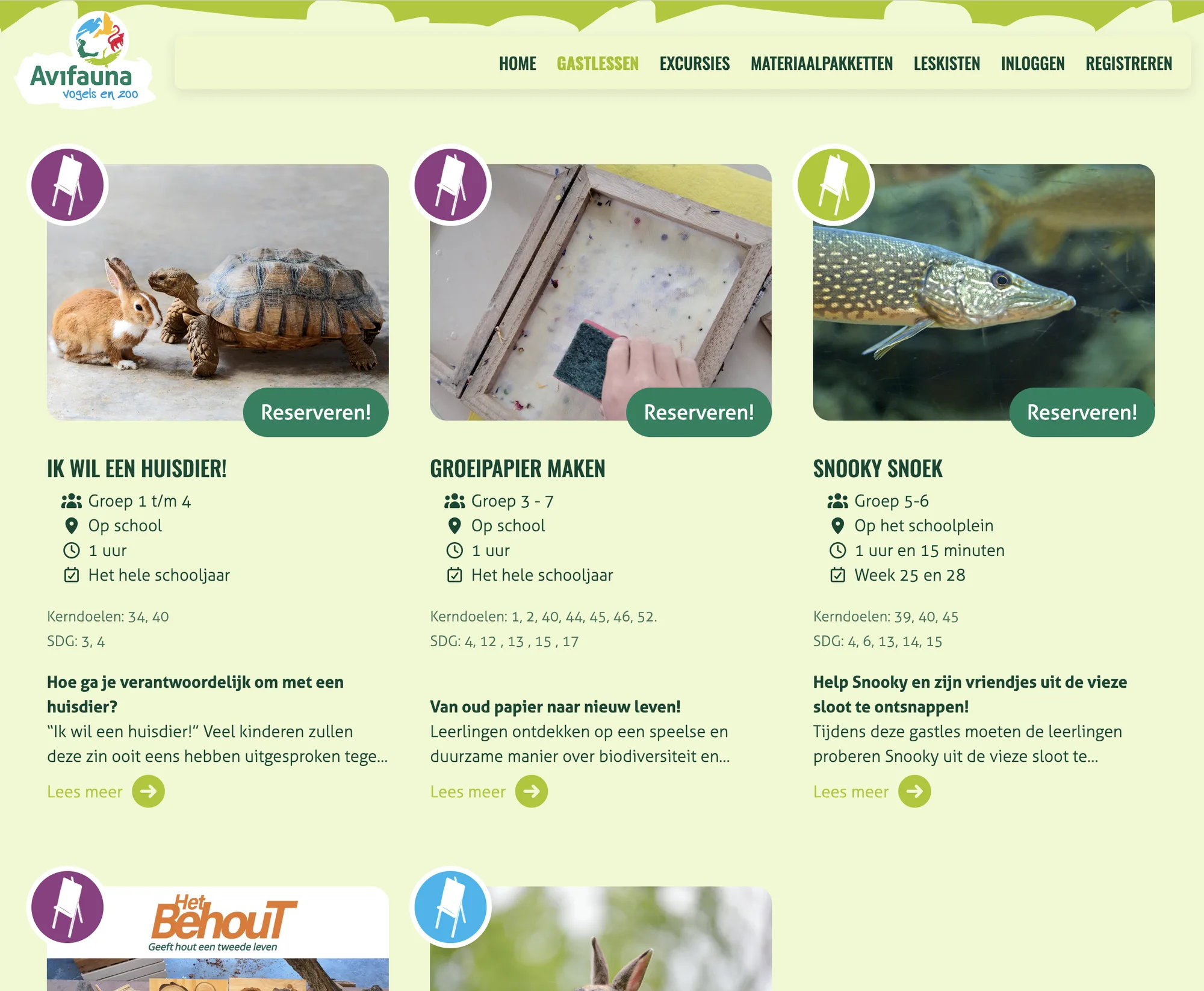 Bookingdialog hos Avifauna
